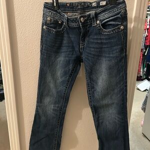 Miss Me Blue Boot Cut Jeans Classic Style